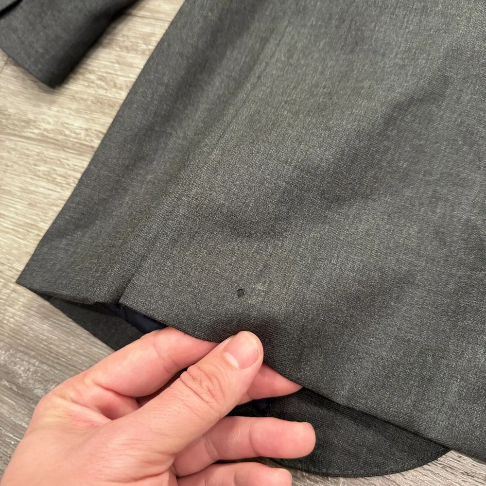 J‎ Crew Sport Coat Mens 40 R Gray Wool Ludlow American Blazer Wollen Jacket Vent